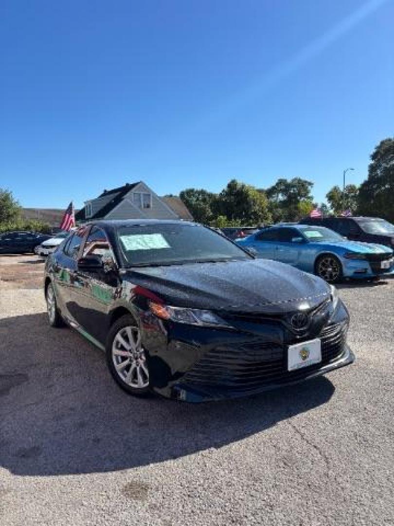 2019 Midnight Black Metallic Toyota Camry LE (4T1B11HK3KU) with an Dynamic Force 2.5L I-4 port/direct injection engine, located at 7935 Gulf Freeway, Houston, 77017, (832) 266-1645, 29.684393, -95.275665 - Photo#0