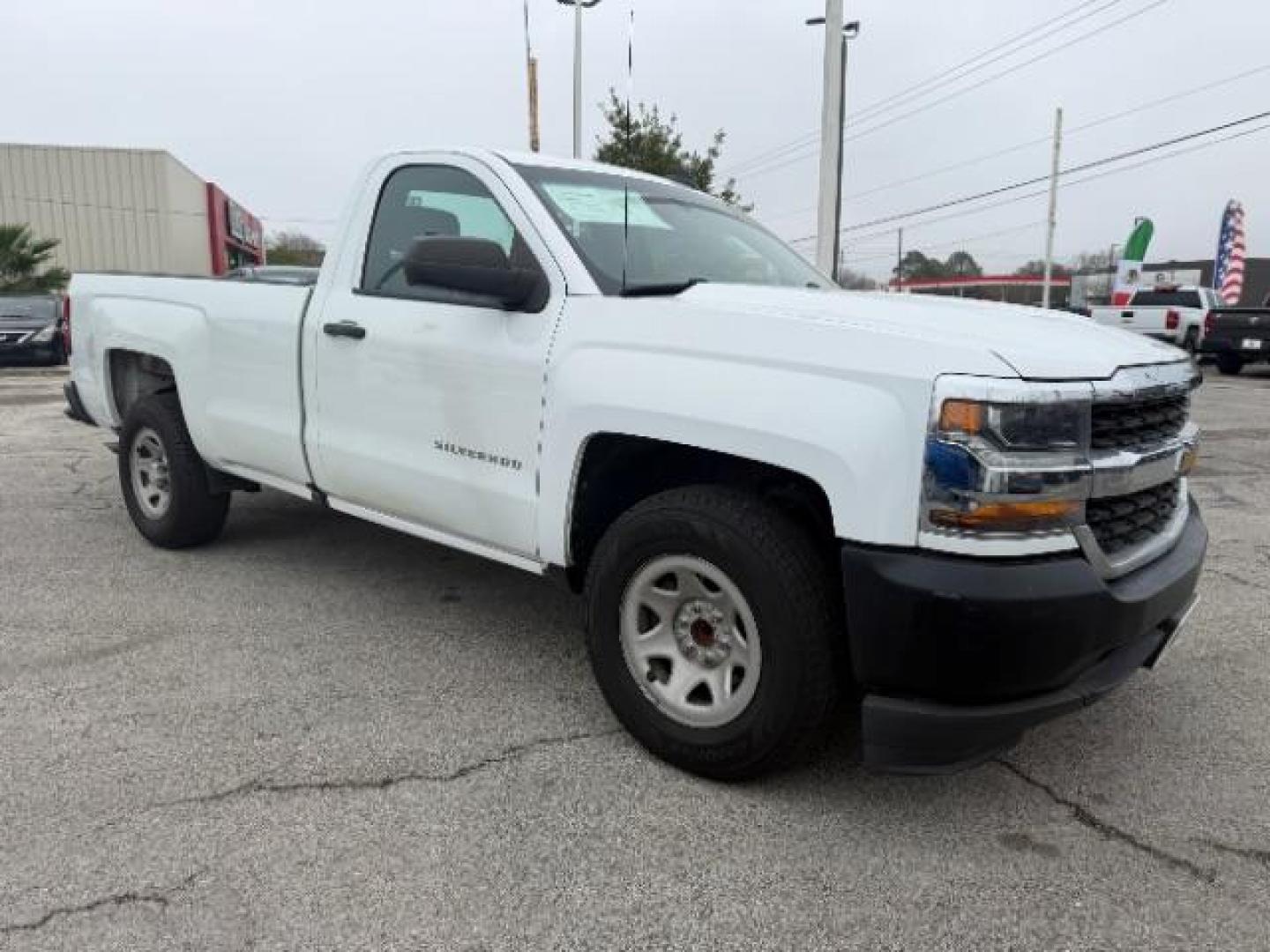2017 Summit White /Dark Ash/Jet Black Chevrolet Silverado 1500 WT (1GCNCNEH1HZ) , located at 4545 Spencer Hwy., Pasadena, 77504, (832) 266-1645, 29.666037, -95.173775 - Photo#2