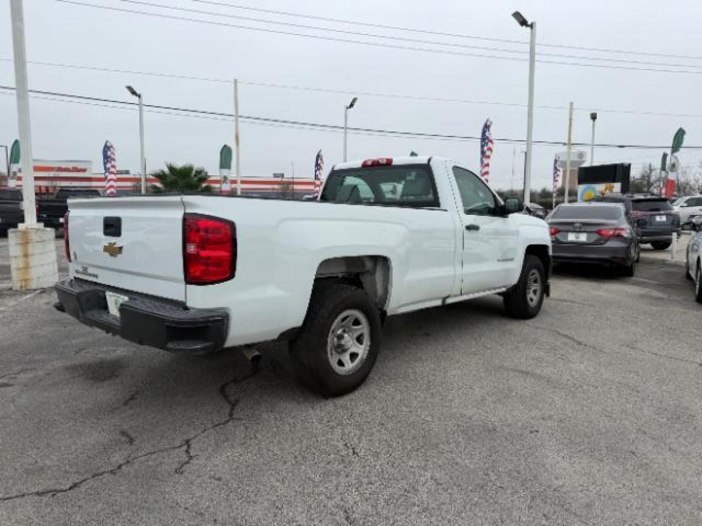 2017 Summit White /Dark Ash/Jet Black Chevrolet Silverado 1500 WT (1GCNCNEH1HZ) , located at 4545 Spencer Hwy., Pasadena, 77504, (832) 266-1645, 29.666037, -95.173775 - Photo#4