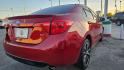 2017 Barcelona Red Metallic /Black Toyota Corolla SE (5YFBURHE4HP) with an 1.8L I-4 DOHC engine, located at 4545 Spencer Hwy., Pasadena, 77504, (832) 266-1645, 29.666037, -95.173775 - Photo#4