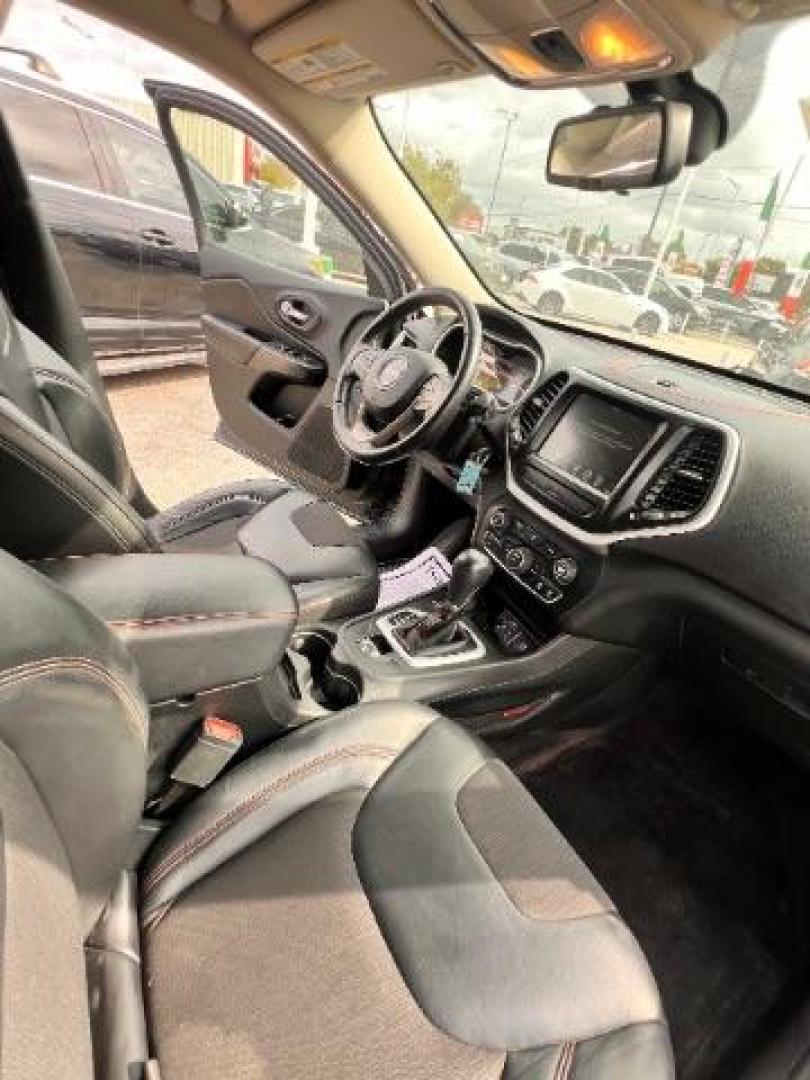 2017 Billet Silver Metallic Clearcoat /Black Jeep Cherokee Trailhawk 4x4 (1C4PJMBB3HW) , located at 4545 Spencer Hwy., Pasadena, 77504, (832) 266-1645, 29.666037, -95.173775 - Photo#9