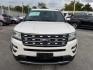 2017 White Platinum Metallic Tri-Coat /Medium Light Camel Ford Explorer Limited (1FM5K7F80HG) with an EcoBoost 2.3L I-4 gasoline direct injection engine, located at 4545 Spencer Hwy., Pasadena, 77504, (832) 266-1645, 29.666037, -95.173775 - Photo#2