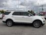2017 White Platinum Metallic Tri-Coat /Medium Light Camel Ford Explorer Limited (1FM5K7F80HG) with an EcoBoost 2.3L I-4 gasoline direct injection engine, located at 4545 Spencer Hwy., Pasadena, 77504, (832) 266-1645, 29.666037, -95.173775 - Photo#3