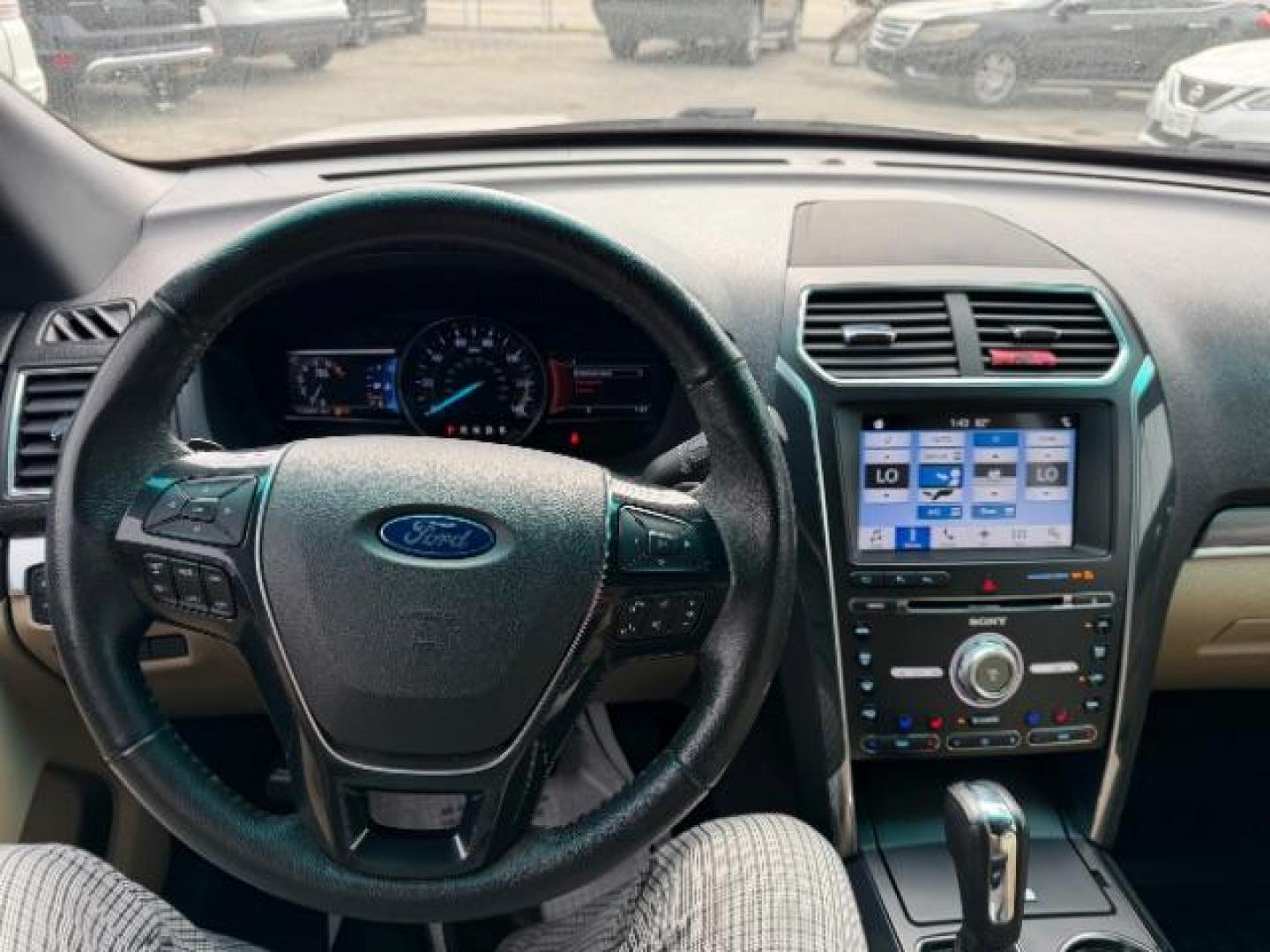 2017 White Platinum Metallic Tri-Coat /Medium Light Camel Ford Explorer Limited (1FM5K7F80HG) with an EcoBoost 2.3L I-4 gasoline direct injection engine, located at 4545 Spencer Hwy., Pasadena, 77504, (832) 266-1645, 29.666037, -95.173775 - Photo#5