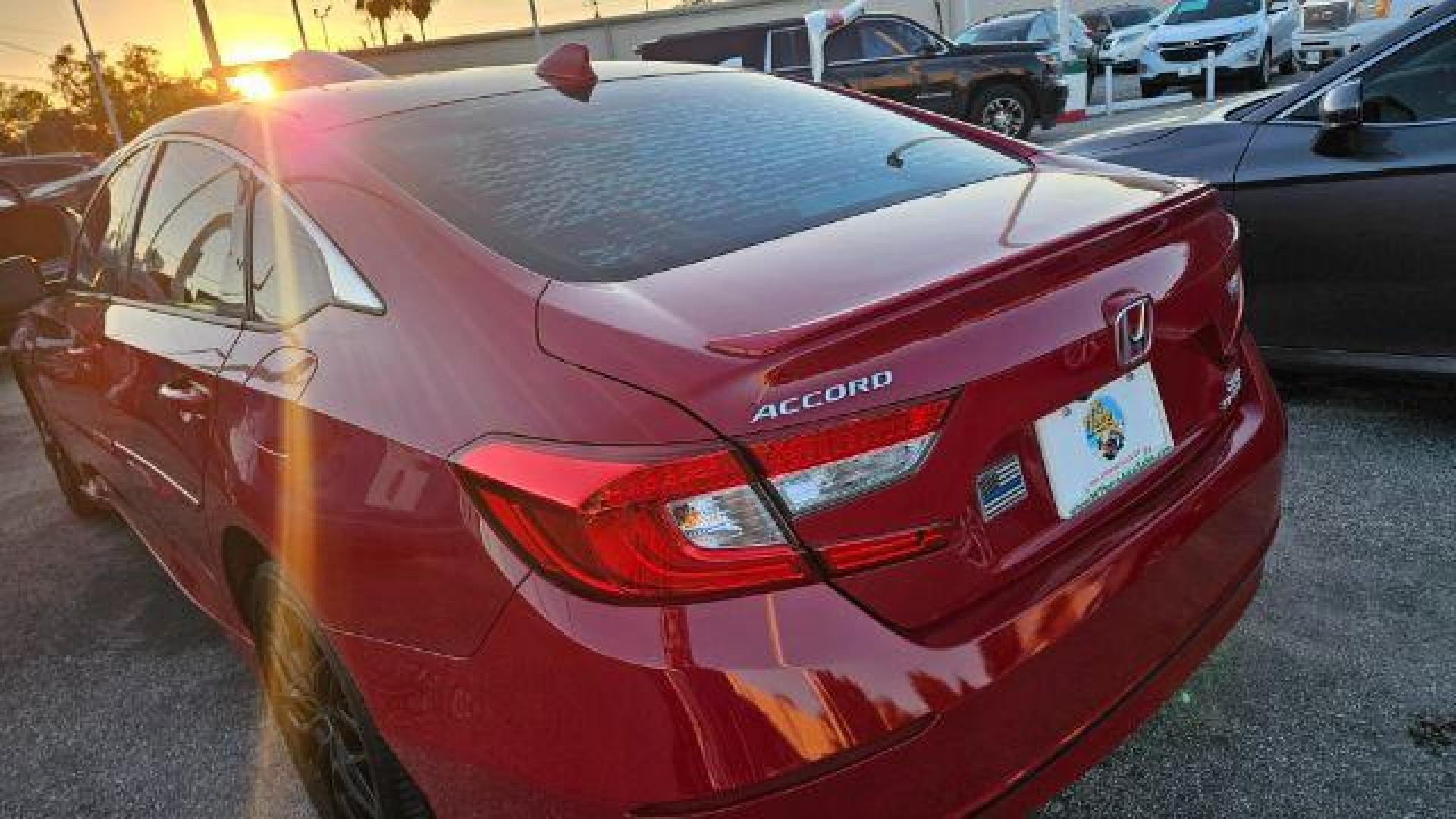 2019 San Marino Red /Black Honda Accord Sport 2.0T (1HGCV2F37KA) with an 2L I-4 gasoline direct injection engine, located at 4545 Spencer Hwy., Pasadena, 77504, (832) 266-1645, 29.666037, -95.173775 - Photo#5