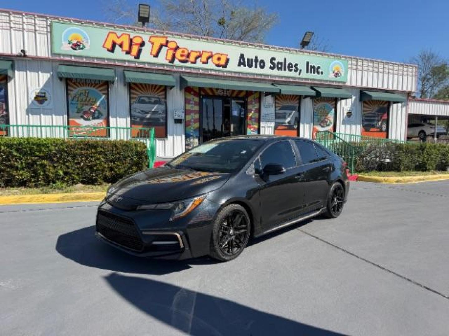 2022 Black Sand Pearl /Black Toyota Corolla SE Apex Edition (5YFS4MCE0NP) with an Dynamic Force 2L I-4 port/direct injection engine, located at 4545 Spencer Hwy., Pasadena, 77504, (832) 266-1645, 29.666037, -95.173775 - Photo#0