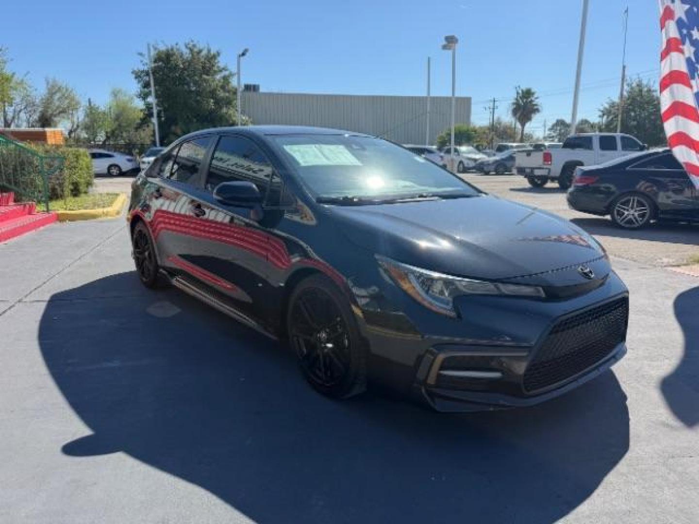 2022 Black Sand Pearl /Black Toyota Corolla SE Apex Edition (5YFS4MCE0NP) with an Dynamic Force 2L I-4 port/direct injection engine, located at 4545 Spencer Hwy., Pasadena, 77504, (832) 266-1645, 29.666037, -95.173775 - Photo#2