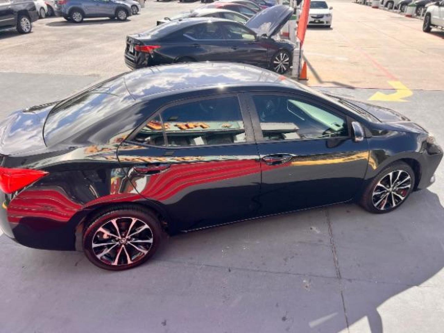 2018 Black Sand Pearl /Black Toyota Corolla L | LE | XLE | SE | XSE (5YFBURHE5JP) with an 1.8L I-4 DOHC engine, located at 4545 Spencer Hwy., Pasadena, 77504, (832) 266-1645, 29.666037, -95.173775 - Photo#3