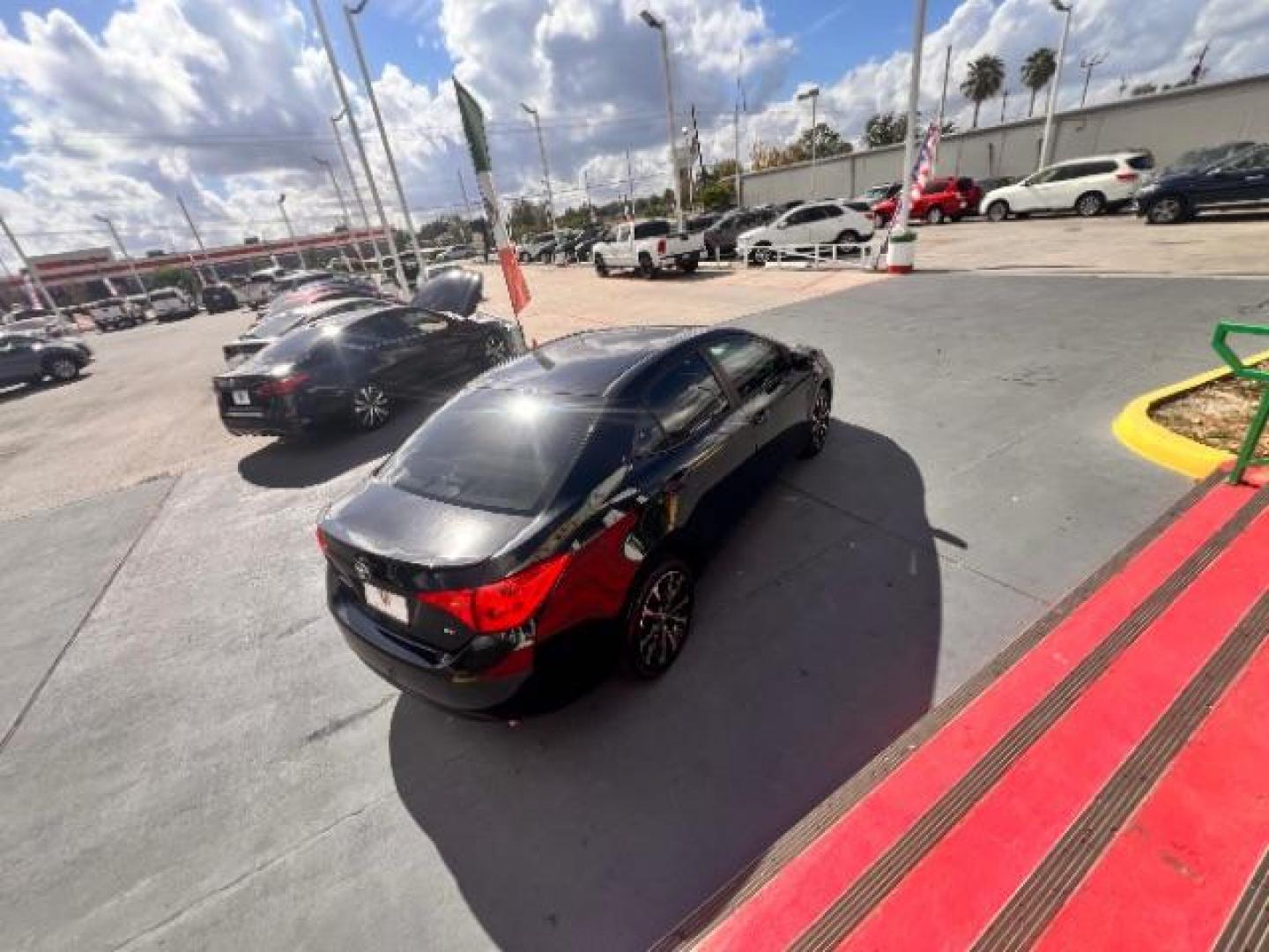 2018 Black Sand Pearl /Black Toyota Corolla L | LE | XLE | SE | XSE (5YFBURHE5JP) with an 1.8L I-4 DOHC engine, located at 4545 Spencer Hwy., Pasadena, 77504, (832) 266-1645, 29.666037, -95.173775 - Photo#4