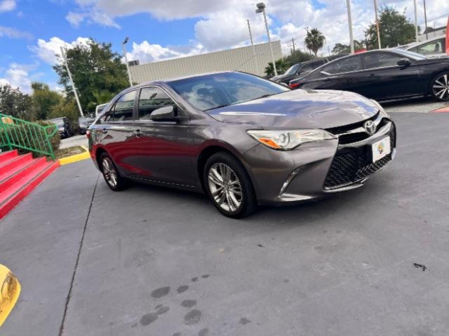 2017 Predawn Gray Mica /Ash/Black Toyota Camry SE (4T1BF1FK9HU) with an 2.5L I-4 DOHC engine, located at 4545 Spencer Hwy., Pasadena, 77504, (832) 266-1645, 29.666037, -95.173775 - Photo#2