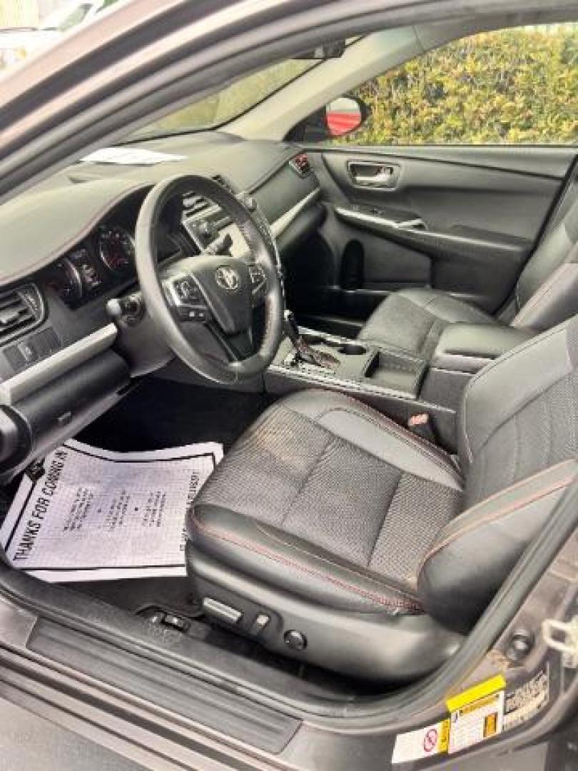 2017 Predawn Gray Mica /Ash/Black Toyota Camry SE (4T1BF1FK9HU) with an 2.5L I-4 DOHC engine, located at 4545 Spencer Hwy., Pasadena, 77504, (832) 266-1645, 29.666037, -95.173775 - Photo#10