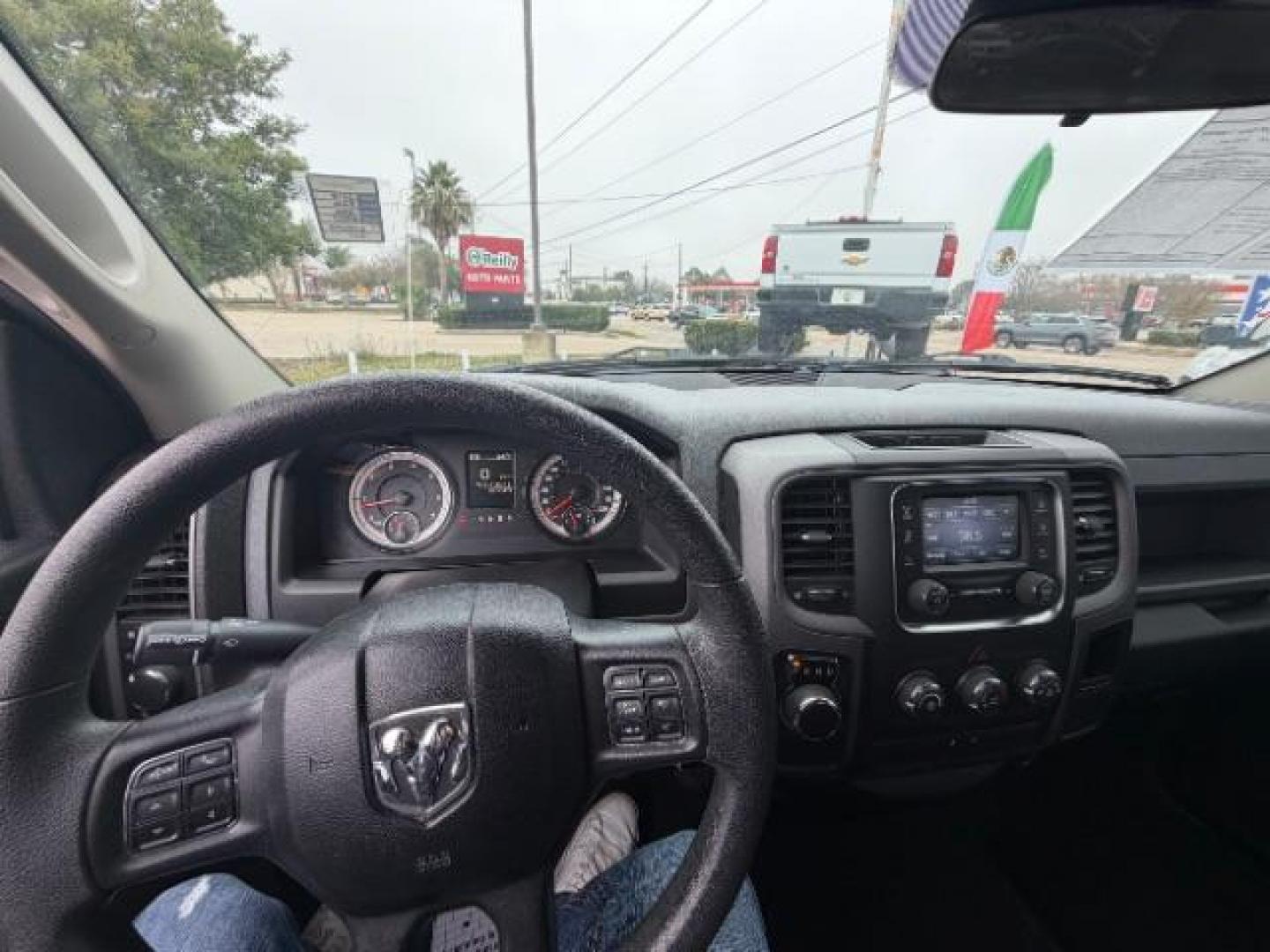 2019 Granite Crystal Metallic Clearcoat /Diesel Gray/Black Ram 1500 Classic Tradesman Quad Cab 4x2 6'4 Box (1C6RR6FG4KS) , located at 4545 Spencer Hwy., Pasadena, 77504, (832) 266-1645, 29.666037, -95.173775 - Photo#8