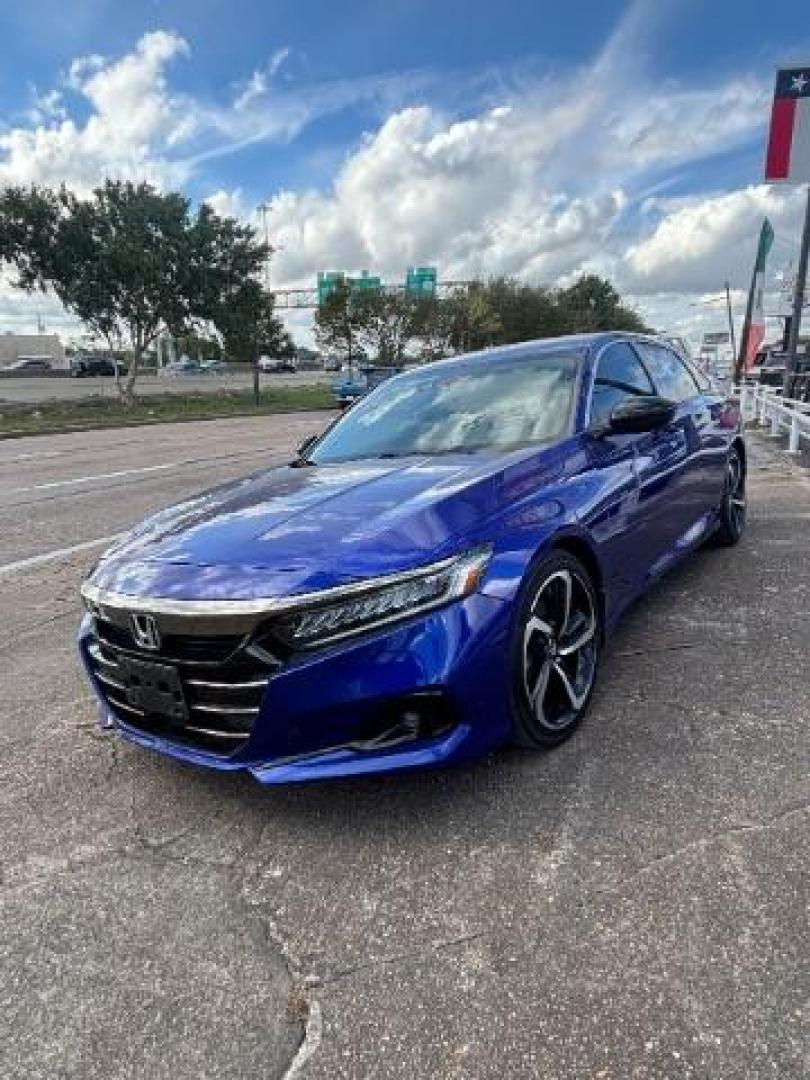 2022 Still Night Pearl /Black Honda Accord Sport (1HGCV1F39NA) with an 1.5L I-4 gasoline direct injection engine, located at 4545 Spencer Hwy., Pasadena, 77504, (832) 266-1645, 29.666037, -95.173775 - Photo#2