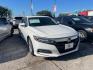 2018 Platinum White Pearl Honda Accord LX (1HGCV1F18JA) with an 1.5L I-4 gasoline direct injection engine, located at 7935 Gulf Freeway, Houston, 77017, (832) 266-1645, 29.684393, -95.275665 - Photo#1