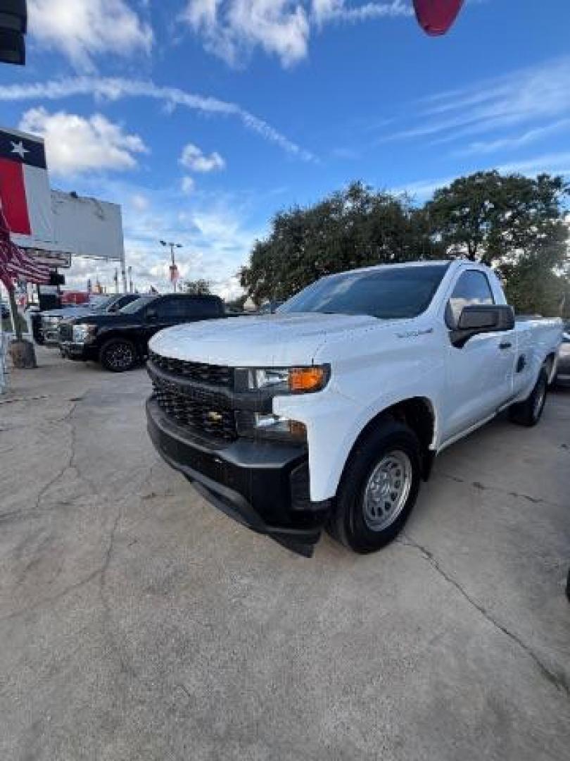 2020 Summit White /Jet Black Chevrolet Silverado 1500 2WD Regular Cab Long Bed WT (3GCNWAEF2LG) , located at 7935 Gulf Freeway, Houston, 77017, (832) 266-1645, 29.684393, -95.275665 - Photo#1