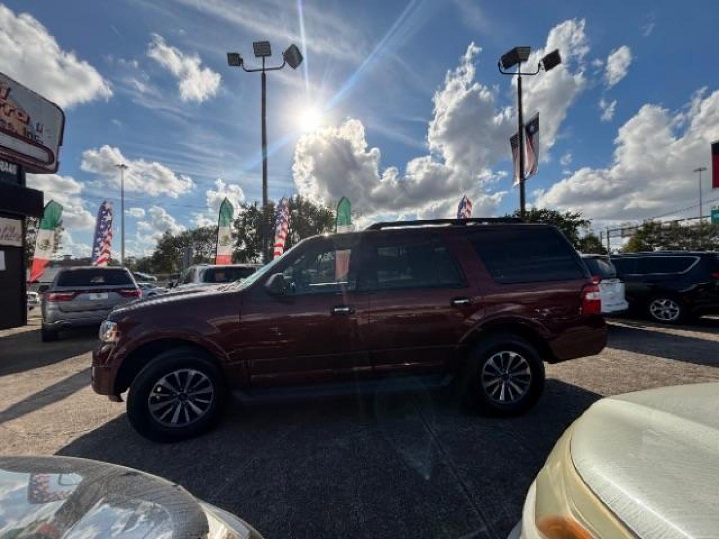 2017 Bronze Fire /Ebony Ford Expedition XLT (1FMJU1HT4HE) with an EcoBoost 3.5L V-6 gasoline direct injection engine, located at 7935 Gulf Freeway, Houston, 77017, (832) 266-1645, 29.684393, -95.275665 - Photo#0