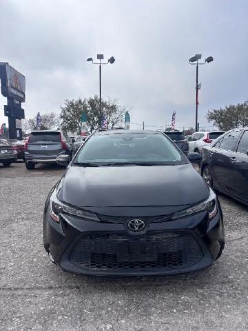 2020 Black Sand Pearl Toyota Corolla LE (5YFEPRAE9LP) with an 1.8L I-4 DOHC engine, located at 7935 Gulf Freeway, Houston, 77017, (832) 266-1645, 29.684393, -95.275665 - Photo#1