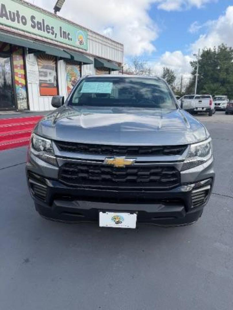 2021 Satin Steel Metallic /Jet Black Chevrolet Colorado 2WD Extended Cab Long Box LT (1GCHSCEA8M1) , located at 4545 Spencer Hwy., Pasadena, 77504, (832) 266-1645, 29.666037, -95.173775 - Photo#1