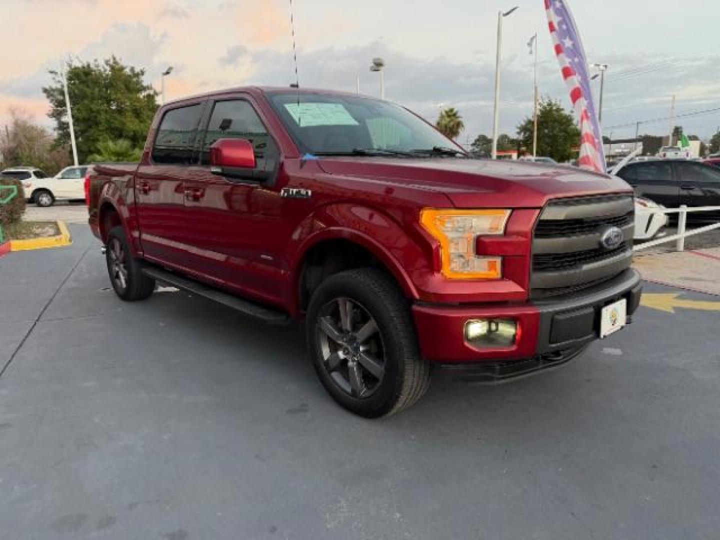 2015 Ruby Red Metallic Tinted Clearcoat /Black Ford F-150 LARIAT (1FTEW1EG5FF) , located at 4545 Spencer Hwy., Pasadena, 77504, (832) 266-1645, 29.666037, -95.173775 - Photo#16
