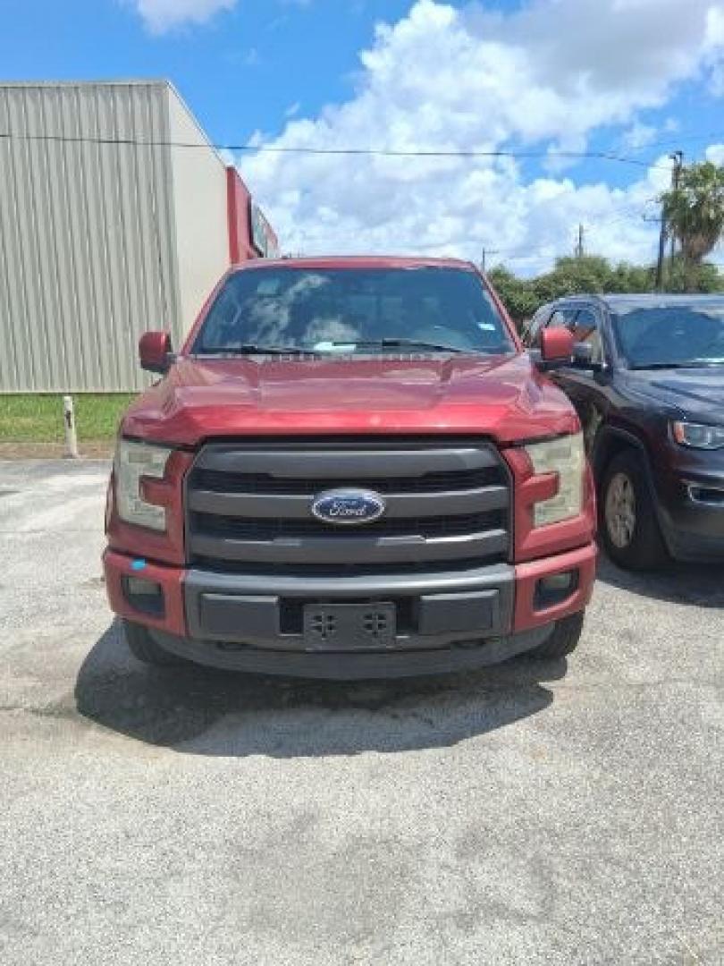 2015 Ruby Red Metallic Ti /Black Ford F-150 LARIAT (1FTEW1EG5FF) , located at 4545 Spencer Hwy., Pasadena, 77504, (832) 266-1645, 29.666037, -95.173775- Photo#5