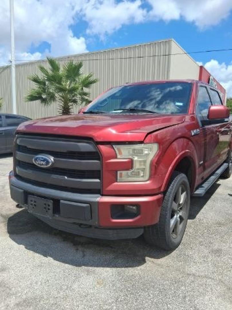 2015 Ruby Red Metallic Ti /Black Ford F-150 LARIAT (1FTEW1EG5FF) , located at 4545 Spencer Hwy., Pasadena, 77504, (832) 266-1645, 29.666037, -95.173775- Photo#8