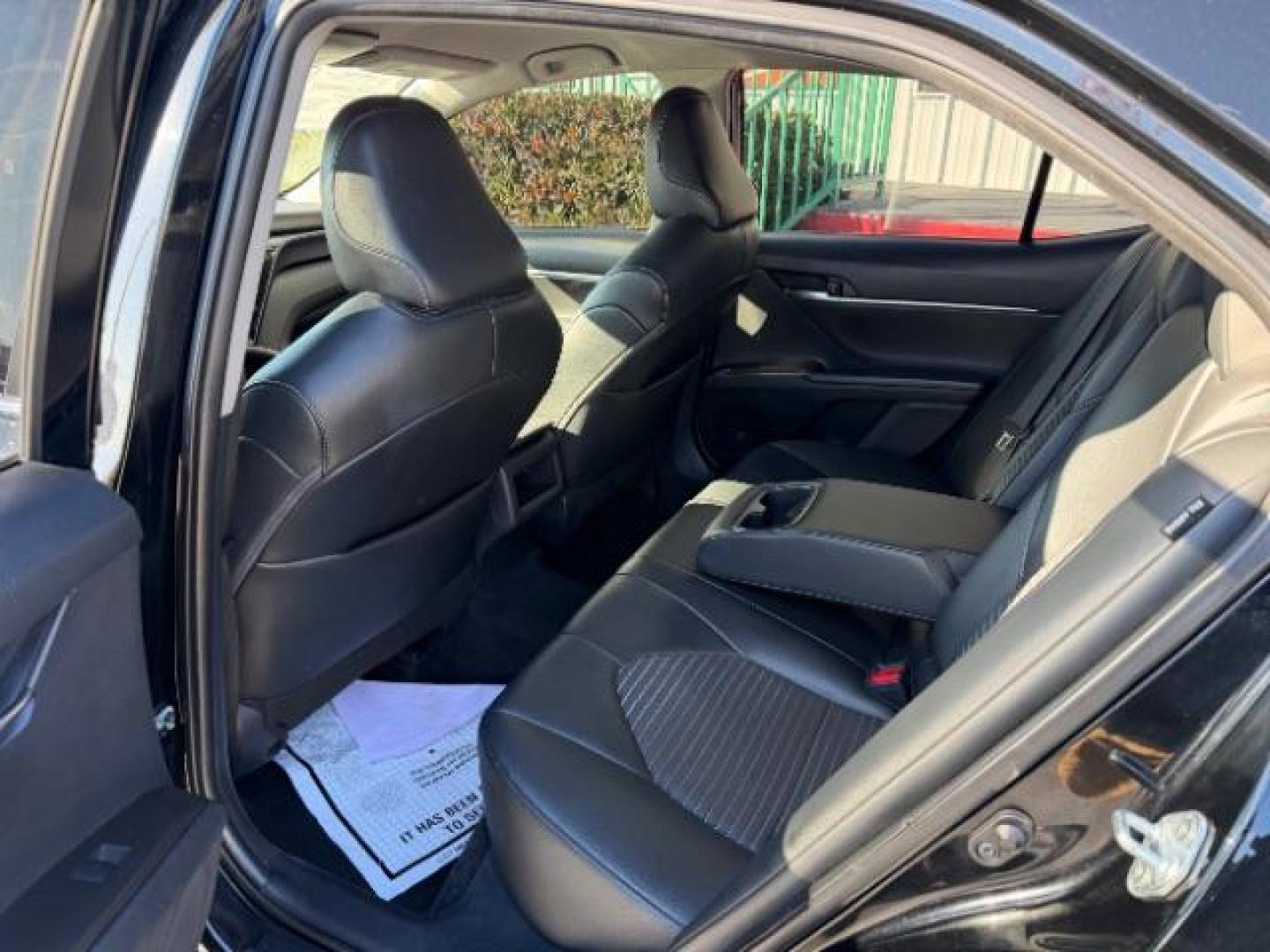 2022 Midnight Black Metallic /Black Toyota Camry SE | SE Nightshade Edition (4T1G11AKXNU) with an 2.5L I-4 port/direct injection engine, located at 4545 Spencer Hwy., Pasadena, 77504, (832) 266-1645, 29.666037, -95.173775 - Photo#3