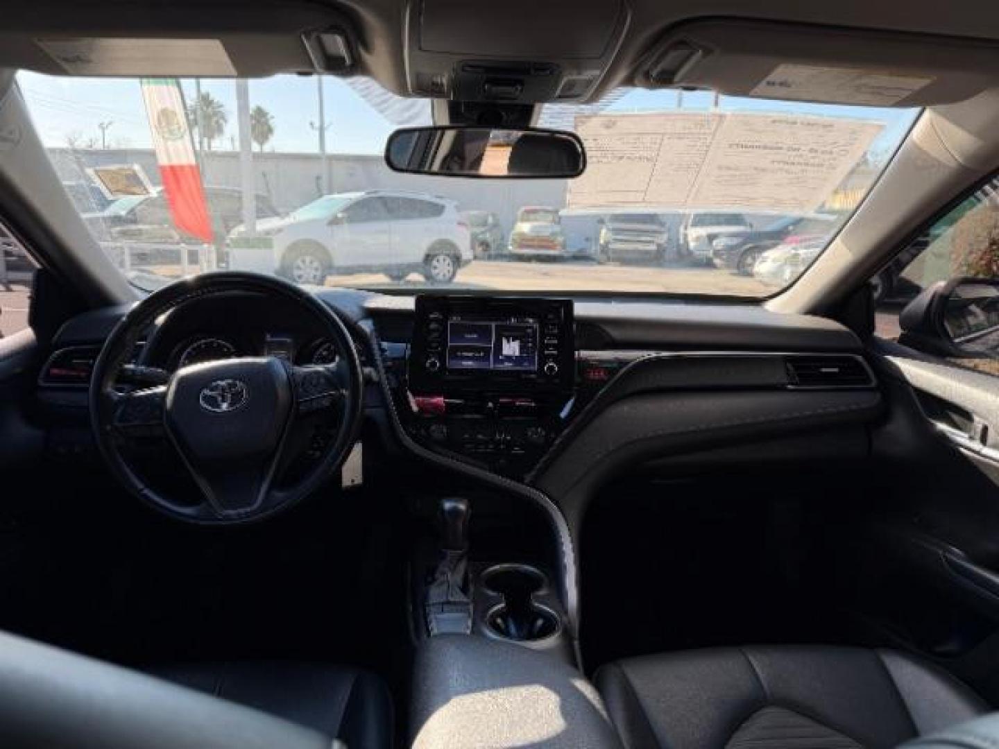 2022 Midnight Black Metallic /Black Toyota Camry SE | SE Nightshade Edition (4T1G11AKXNU) with an 2.5L I-4 port/direct injection engine, located at 4545 Spencer Hwy., Pasadena, 77504, (832) 266-1645, 29.666037, -95.173775 - Photo#4