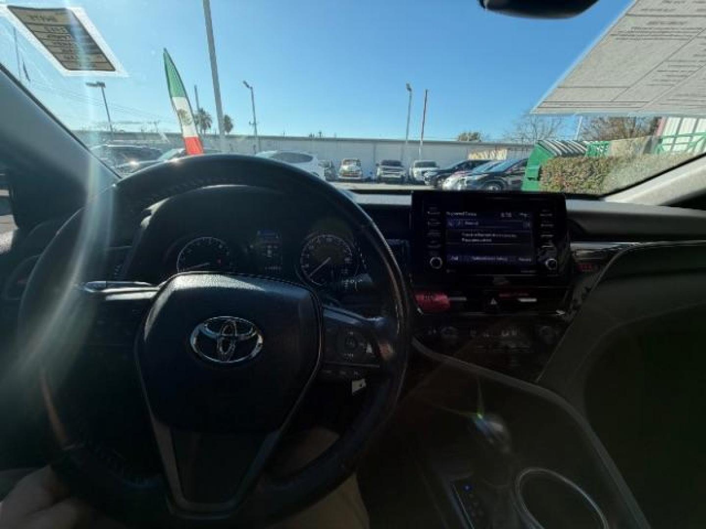 2022 Midnight Black Metallic /Black Toyota Camry SE | SE Nightshade Edition (4T1G11AKXNU) with an 2.5L I-4 port/direct injection engine, located at 4545 Spencer Hwy., Pasadena, 77504, (832) 266-1645, 29.666037, -95.173775 - Photo#6
