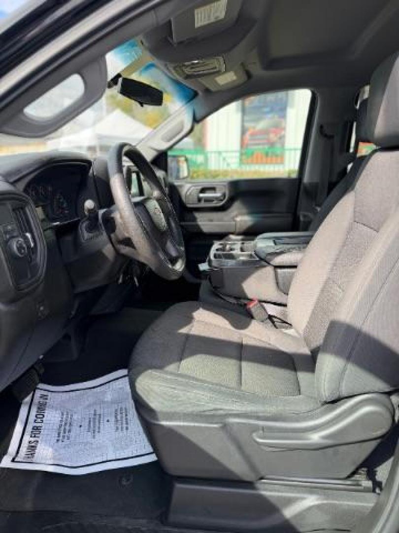 2021 Black /Jet Black Chevrolet Silverado 1500 2WD Double Cab Standard Bed Custom (1GCRWBEK1MZ) , located at 4545 Spencer Hwy., Pasadena, 77504, (832) 266-1645, 29.666037, -95.173775 - Photo#8