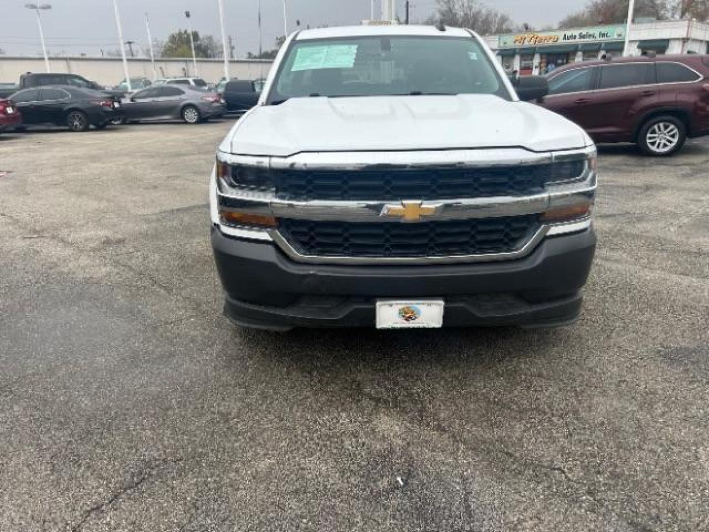 2019 Summit White /Dark Ash/Jet Black Chevrolet Silverado 1500 LD WT (2GCRCNEC4K1) with an EcoTec3 5.3L V-8 gasoline direct injection engine, located at 4545 Spencer Hwy., Pasadena, 77504, (832) 266-1645, 29.666037, -95.173775 - Photo#2