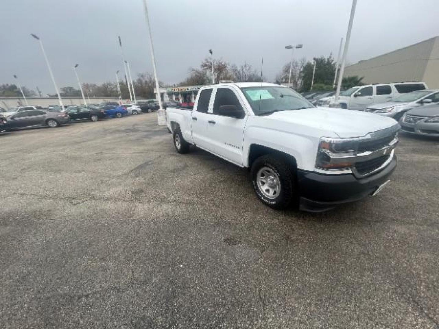 2019 Summit White /Dark Ash/Jet Black Chevrolet Silverado 1500 LD WT (2GCRCNEC4K1) with an EcoTec3 5.3L V-8 gasoline direct injection engine, located at 4545 Spencer Hwy., Pasadena, 77504, (832) 266-1645, 29.666037, -95.173775 - Photo#3