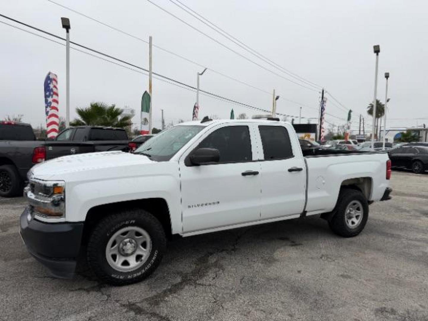 2019 Summit White /Dark Ash/Jet Black Chevrolet Silverado 1500 LD WT (2GCRCNEC4K1) with an EcoTec3 5.3L V-8 gasoline direct injection engine, located at 4545 Spencer Hwy., Pasadena, 77504, (832) 266-1645, 29.666037, -95.173775 - Photo#5