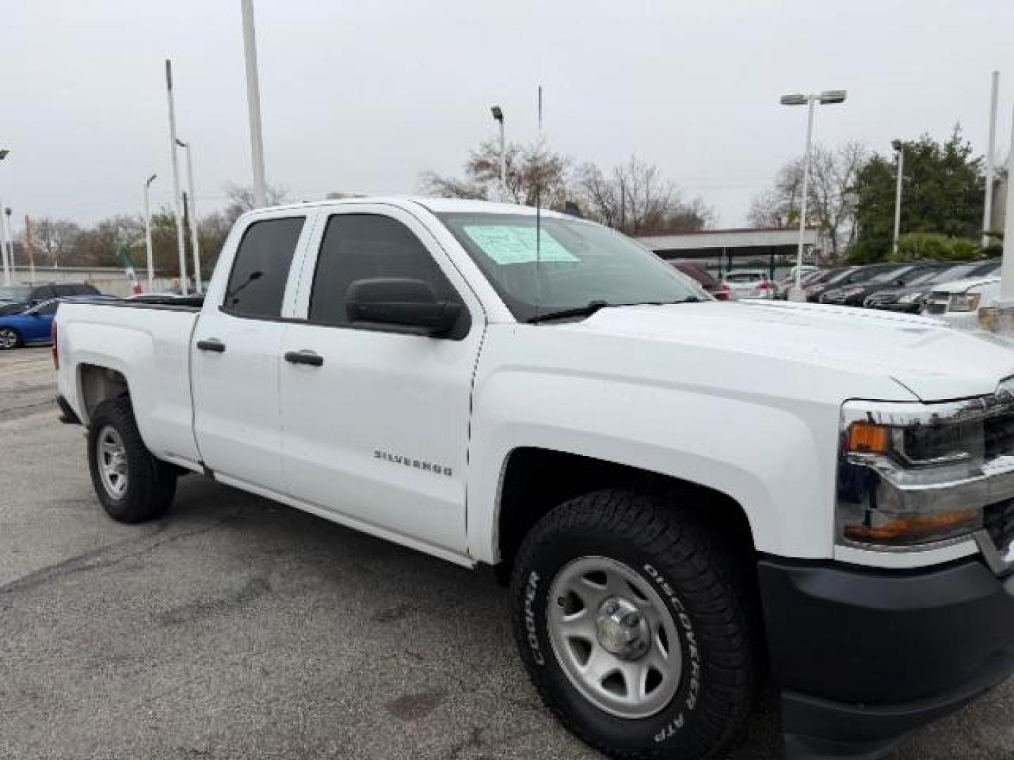 2019 Summit White /Dark Ash/Jet Black Chevrolet Silverado 1500 LD WT (2GCRCNEC4K1) with an EcoTec3 5.3L V-8 gasoline direct injection engine, located at 4545 Spencer Hwy., Pasadena, 77504, (832) 266-1645, 29.666037, -95.173775 - Photo#6