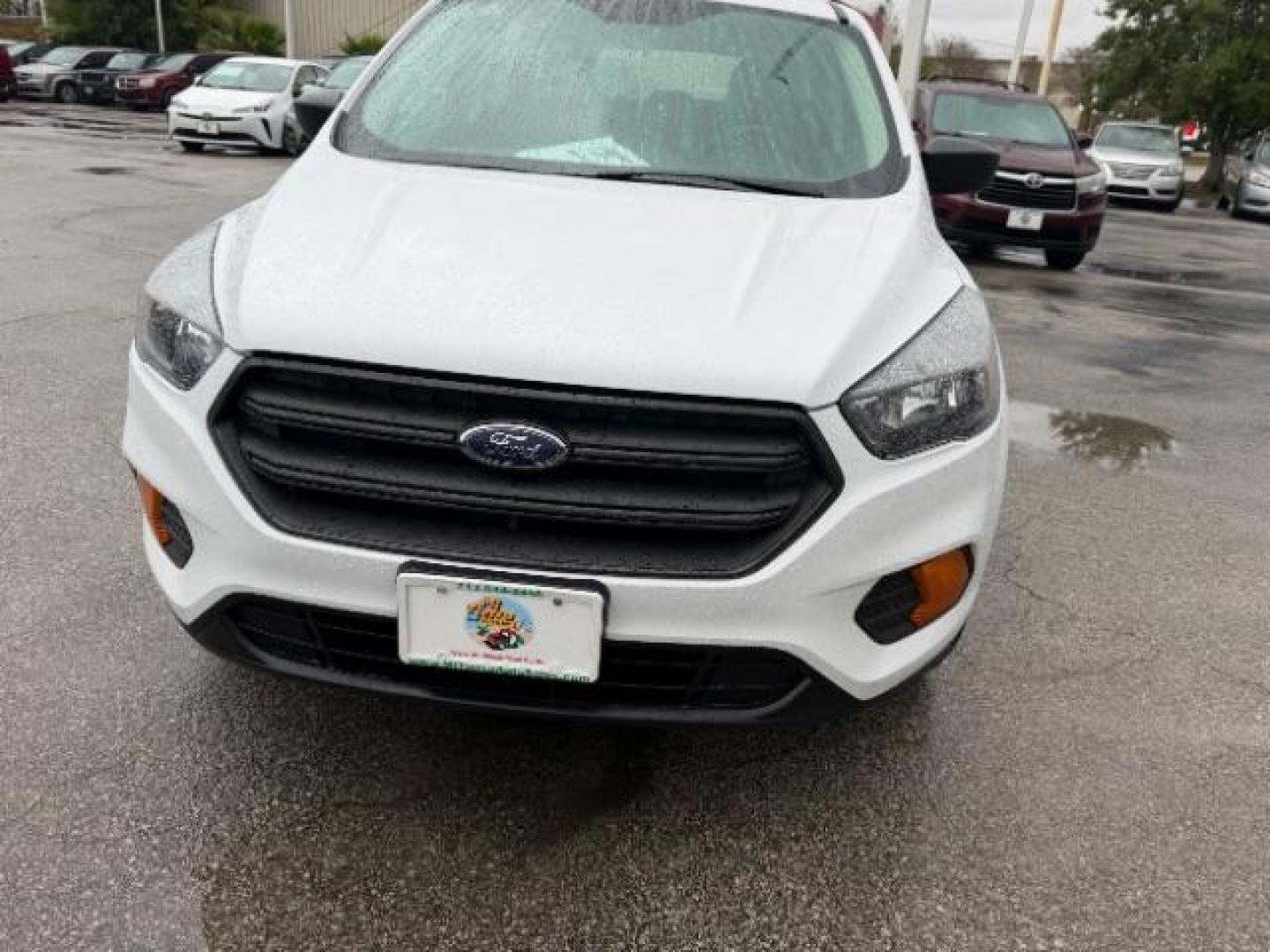 2019 Oxford White /Chromite Gray/Charcoal Black Ford Escape S (1FMCU0F70KU) with an Duratec 2.5L I-4 DOHC engine, located at 4545 Spencer Hwy., Pasadena, 77504, (832) 266-1645, 29.666037, -95.173775 - Photo#1