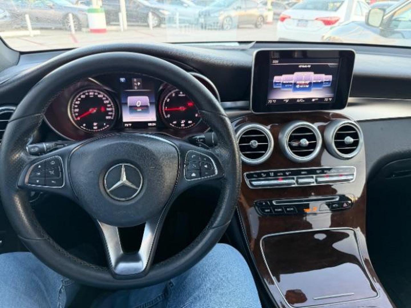 2017 Lunar Blue Metallic Mercedes-Benz GLC GLC 300 (WDC0G4JB6HF) with an 4-Cyl, Turbo, 2.0 Liter engine, Auto, 9-Spd 9G-Tronic transmission, located at 7935 Gulf Freeway, Houston, 77017, (832) 266-1645, 29.684393, -95.275665 - Photo#4