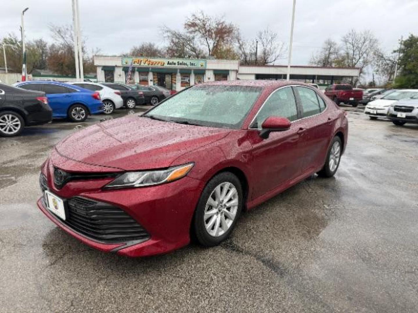 2020 Ruby Flare Pearl /Black Toyota Camry LE (4T1C11AK7LU) with an Dynamic Force 2.5L I-4 port/direct injection engine, located at 4545 Spencer Hwy., Pasadena, 77504, (832) 266-1645, 29.666037, -95.173775 - Photo#0