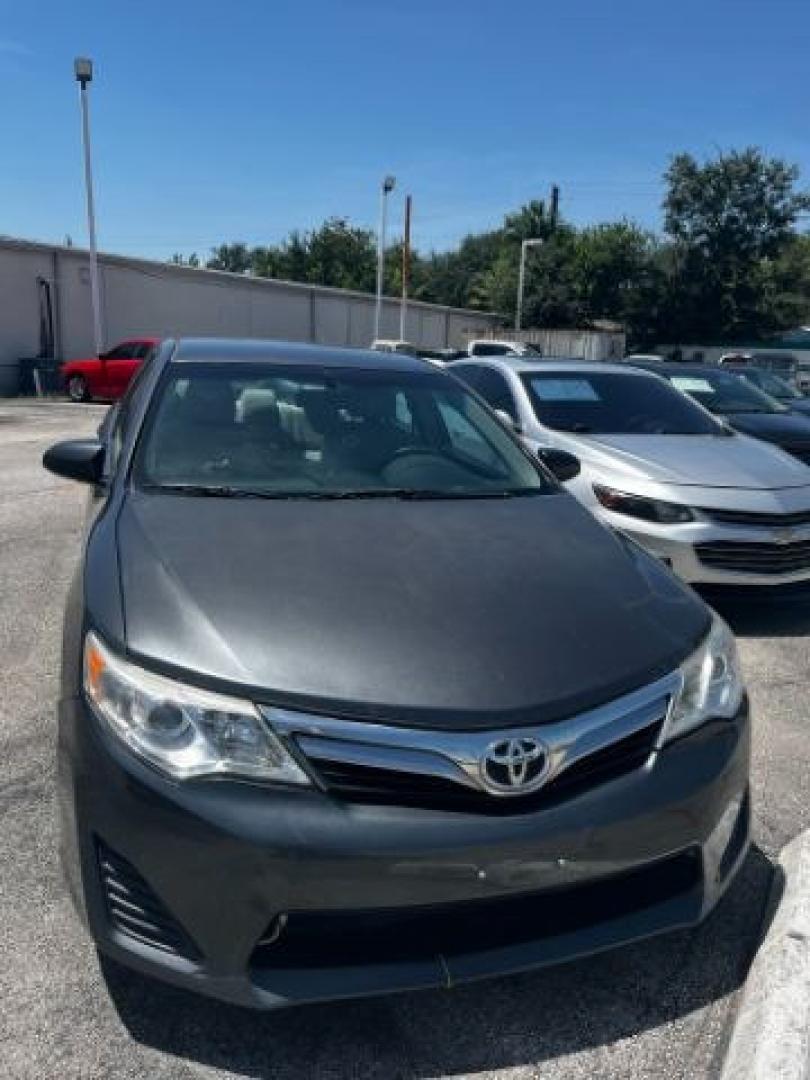 2012 Magnetic Gray Metall /Ash Toyota Camry LE (4T4BF1FK1CR) with an 2.5L I-4 DOHC engine, located at 4545 Spencer Hwy., Pasadena, 77504, (832) 266-1645, 29.666037, -95.173775- Photo#0