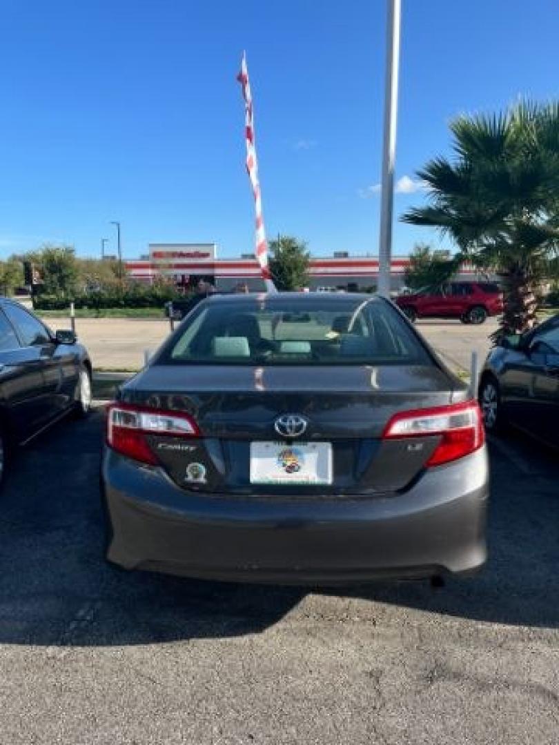 2012 Magnetic Gray Metall /Ash Toyota Camry LE (4T4BF1FK1CR) with an 2.5L I-4 DOHC engine, located at 4545 Spencer Hwy., Pasadena, 77504, (832) 266-1645, 29.666037, -95.173775- Photo#3