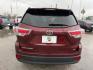 2015 Ooh La La Rouge Mica /Black Toyota Highlander LE (5TDZARFH9FS) with an 2.7L I-4 DOHC engine, located at 4545 Spencer Hwy., Pasadena, 77504, (832) 266-1645, 29.666037, -95.173775 - Photo#3