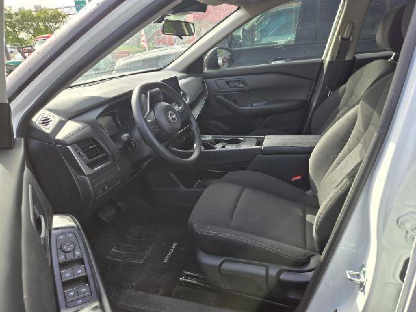 2024 Everest White Pearl Nissan Rogue S FWD (5N1BT3AA7RC) with an VC-Turbo 1.5L I-3 gasoline direct injection engine, located at 7935 Gulf Freeway, Houston, 77017, (832) 266-1645, 29.684393, -95.275665 - Photo#2