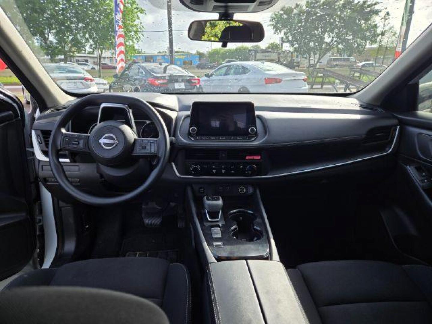 2024 Everest White Pearl Nissan Rogue S FWD (5N1BT3AA7RC) with an VC-Turbo 1.5L I-3 gasoline direct injection engine, located at 7935 Gulf Freeway, Houston, 77017, (832) 266-1645, 29.684393, -95.275665 - Photo#4