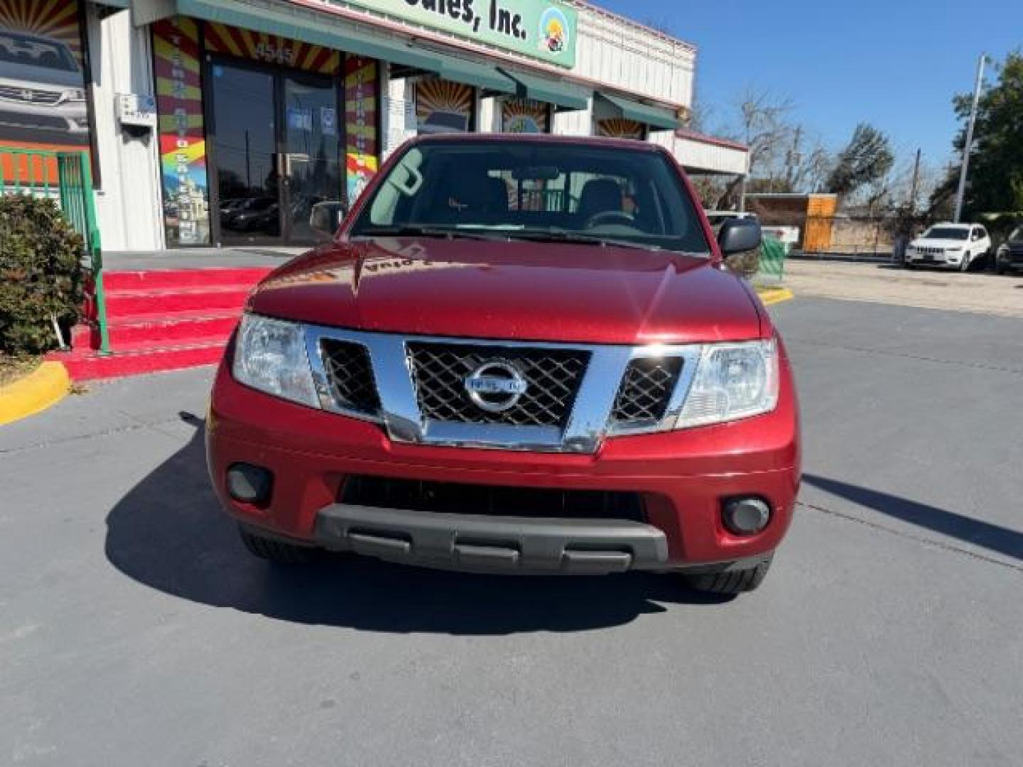 2019 Cayenne Red Metallic /Steel, cloth Nissan Frontier S Crew Cab 5AT 2WD (1N6AD0ER5KN) with an 4.0L V6 DOHC 24V engine, 5-Speed Automatic transmission, located at 4545 Spencer Hwy., Pasadena, 77504, (832) 266-1645, 29.666037, -95.173775 - Photo#1