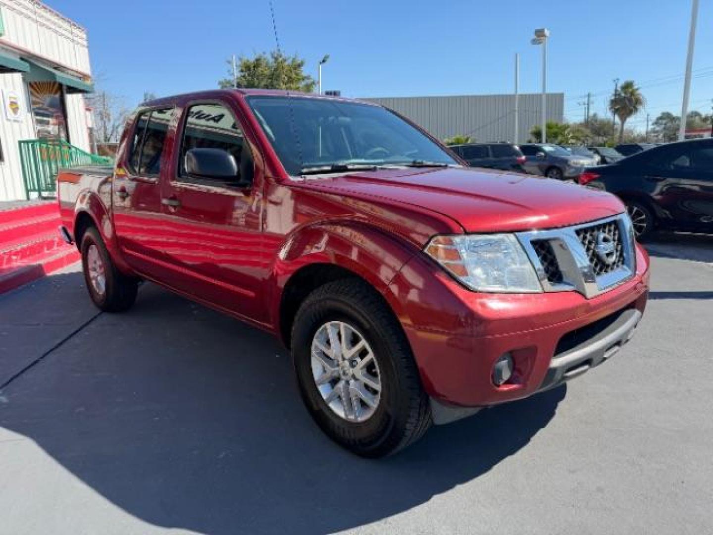 2019 Cayenne Red Metallic /Steel, cloth Nissan Frontier S Crew Cab 5AT 2WD (1N6AD0ER5KN) with an 4.0L V6 DOHC 24V engine, 5-Speed Automatic transmission, located at 4545 Spencer Hwy., Pasadena, 77504, (832) 266-1645, 29.666037, -95.173775 - Photo#2