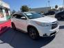 2016 Blizzard Pearl /Almond Toyota Highlander XLE V6 (5TDKKRFHXGS) with an 3.5L V-6 DOHC engine, located at 4545 Spencer Hwy., Pasadena, 77504, (832) 266-1645, 29.666037, -95.173775 - Photo#2