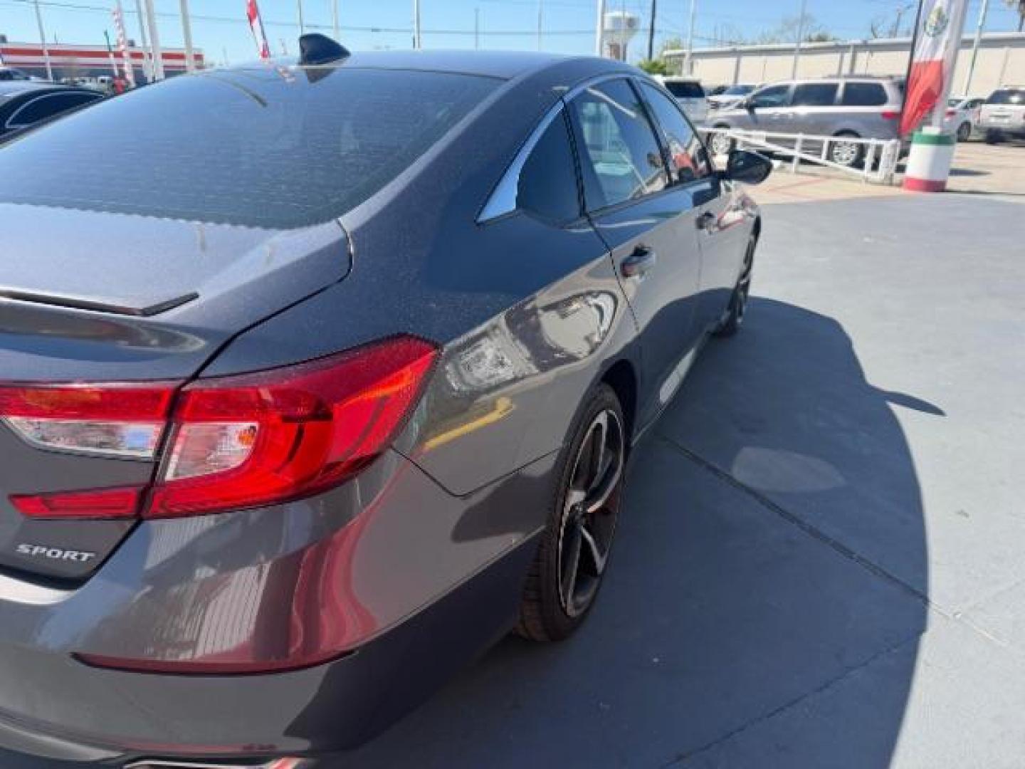 2019 Modern Steel Metallic /Black Honda Accord Sport (1HGCV1F30KA) with an 1.5L I-4 gasoline direct injection engine, located at 4545 Spencer Hwy., Pasadena, 77504, (832) 266-1645, 29.666037, -95.173775 - Photo#3