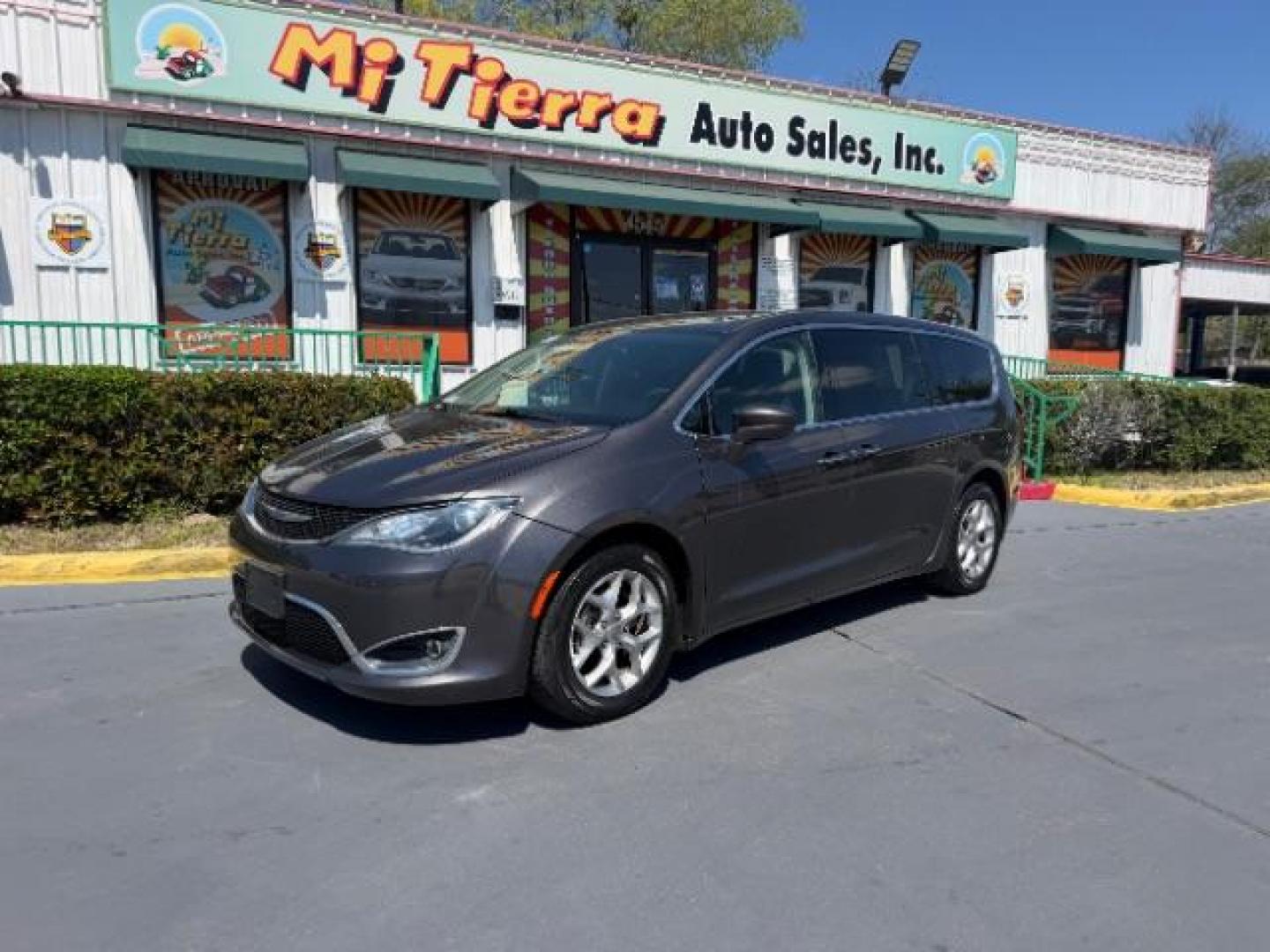 2019 Granite Crystal Metallic Clearcoat /Black/Black/Black Chrysler Pacifica Touring Plus (2C4RC1FG5KR) with an 3.6L V-6 DOHC engine, located at 4545 Spencer Hwy., Pasadena, 77504, (832) 266-1645, 29.666037, -95.173775 - Photo#0
