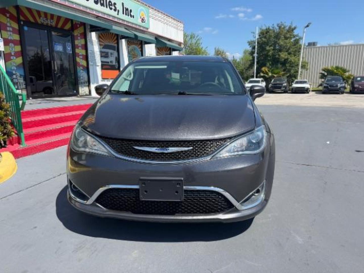 2019 Granite Crystal Metallic Clearcoat /Black/Black/Black Chrysler Pacifica Touring Plus (2C4RC1FG5KR) with an 3.6L V-6 DOHC engine, located at 4545 Spencer Hwy., Pasadena, 77504, (832) 266-1645, 29.666037, -95.173775 - Photo#1