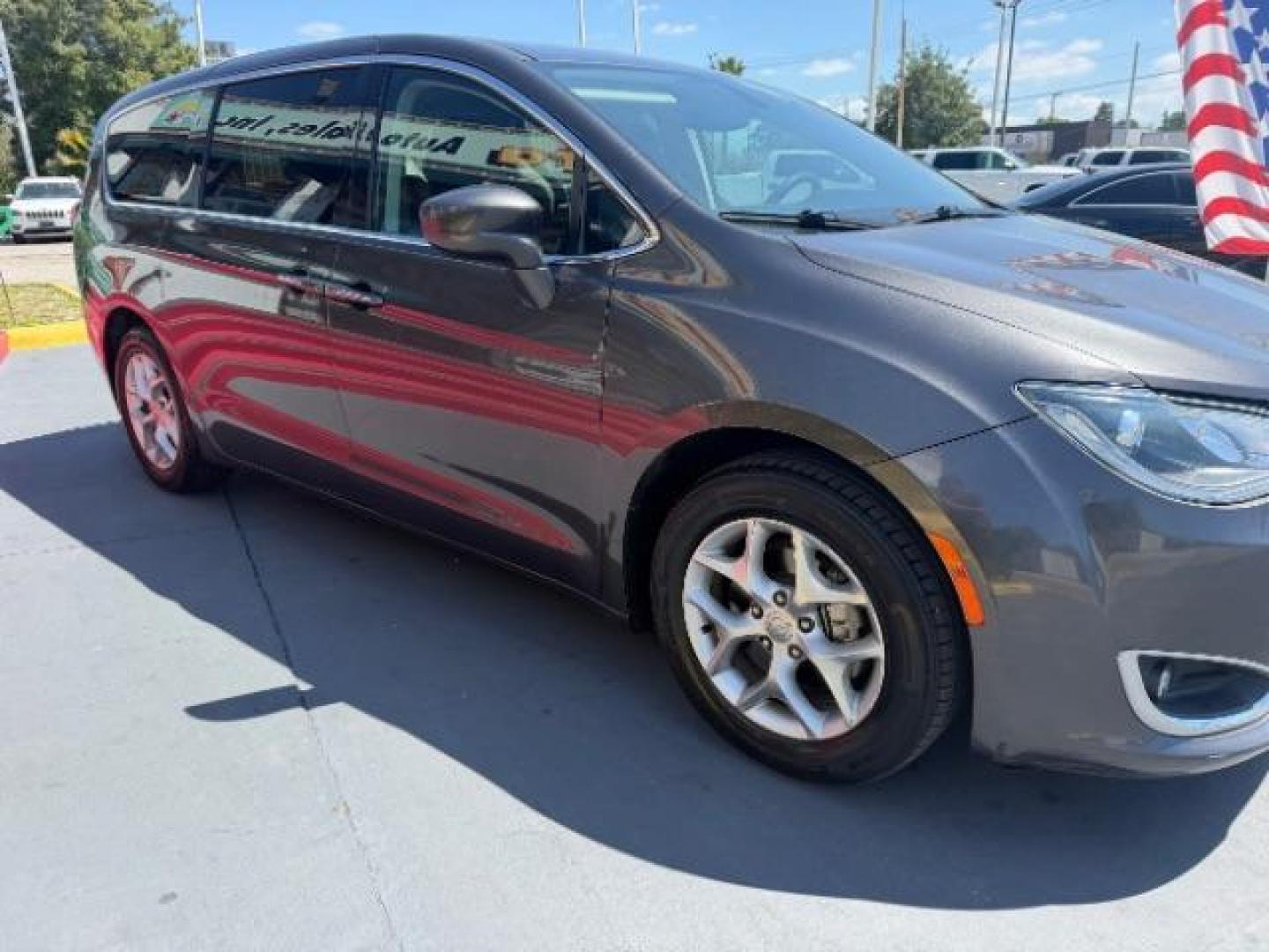 2019 Granite Crystal Metallic Clearcoat /Black/Black/Black Chrysler Pacifica Touring Plus (2C4RC1FG5KR) with an 3.6L V-6 DOHC engine, located at 4545 Spencer Hwy., Pasadena, 77504, (832) 266-1645, 29.666037, -95.173775 - Photo#3