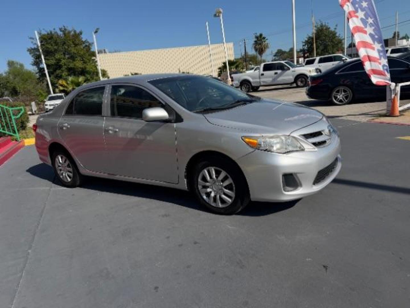 2013 Classic Silver Metallic /Ash Toyota Corolla L (5YFBU4EE9DP) with an 1.8L I-4 DOHC engine, located at 4545 Spencer Hwy., Pasadena, 77504, (832) 266-1645, 29.666037, -95.173775 - Photo#3