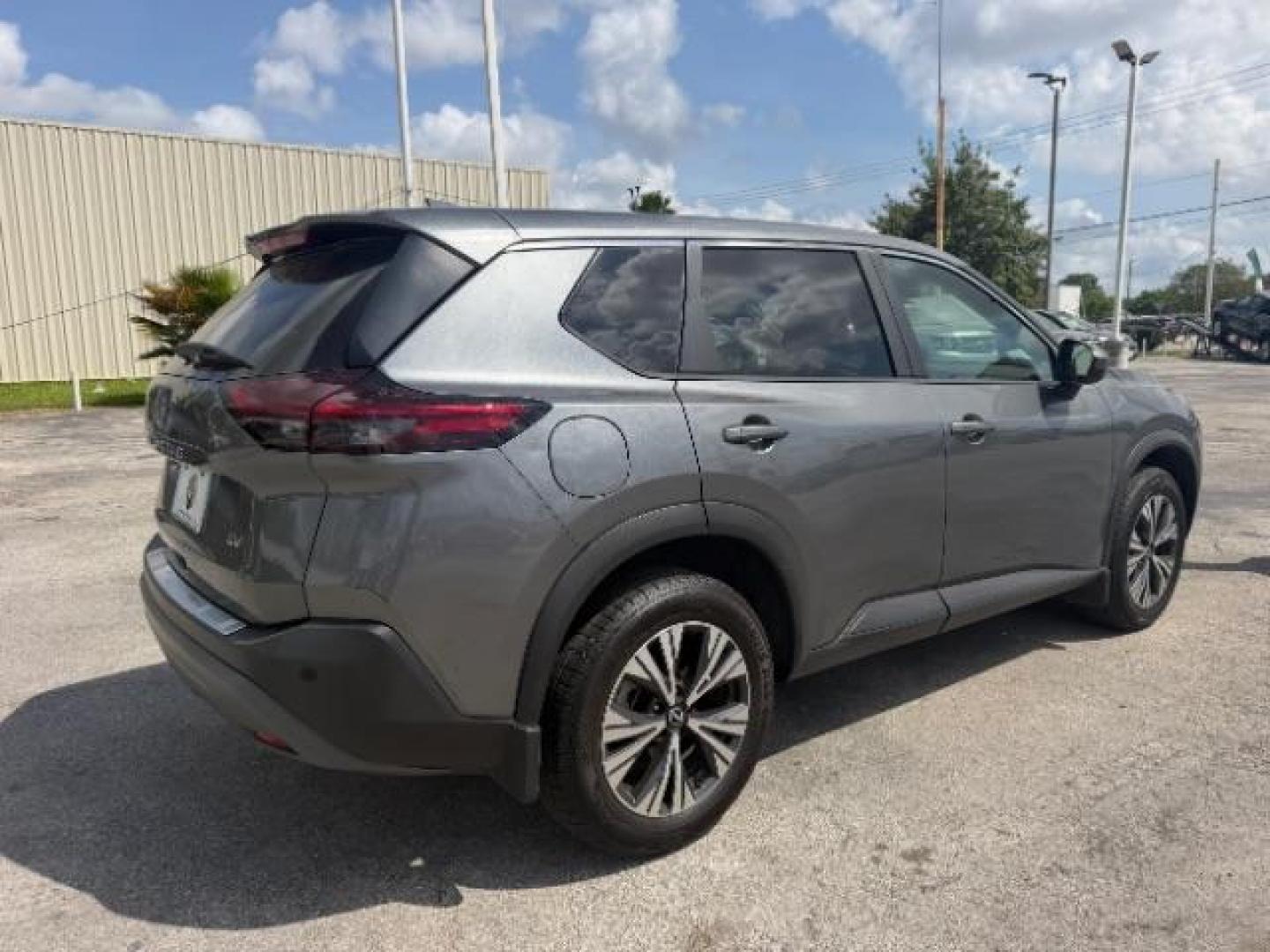 2023 Gun Metallic /Charcoal Nissan Rogue SV FWD (5N1BT3BA2PC) with an VC-Turbo 1.5L I-3 gasoline direct injection engine, located at 4545 Spencer Hwy., Pasadena, 77504, (832) 266-1645, 29.666037, -95.173775 - Photo#4